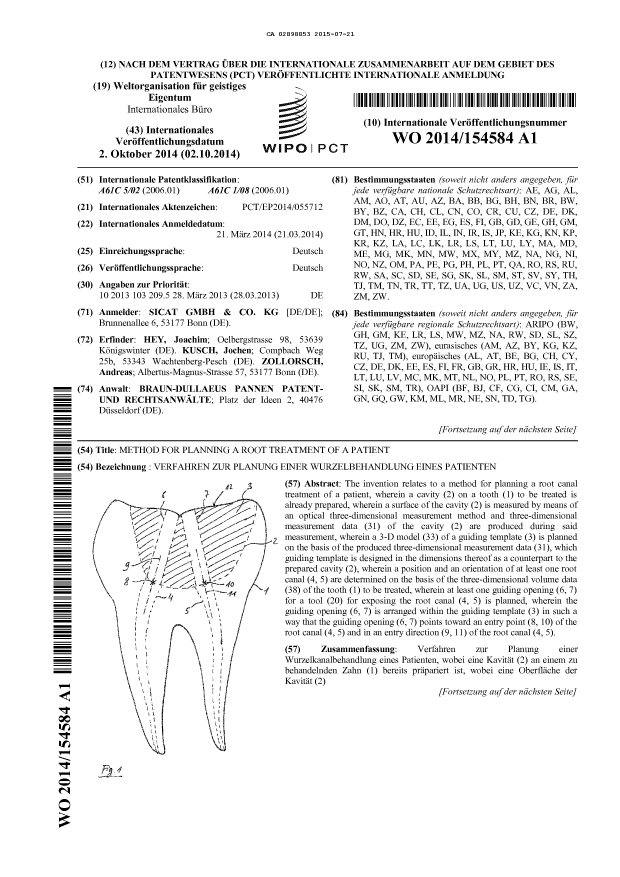 Document de brevet canadien 2898853. Abrégé 20141221. Image 1 de 2