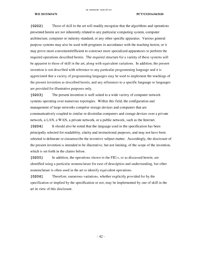 Canadian Patent Document 2899198. Description 20220113. Image 42 of 42