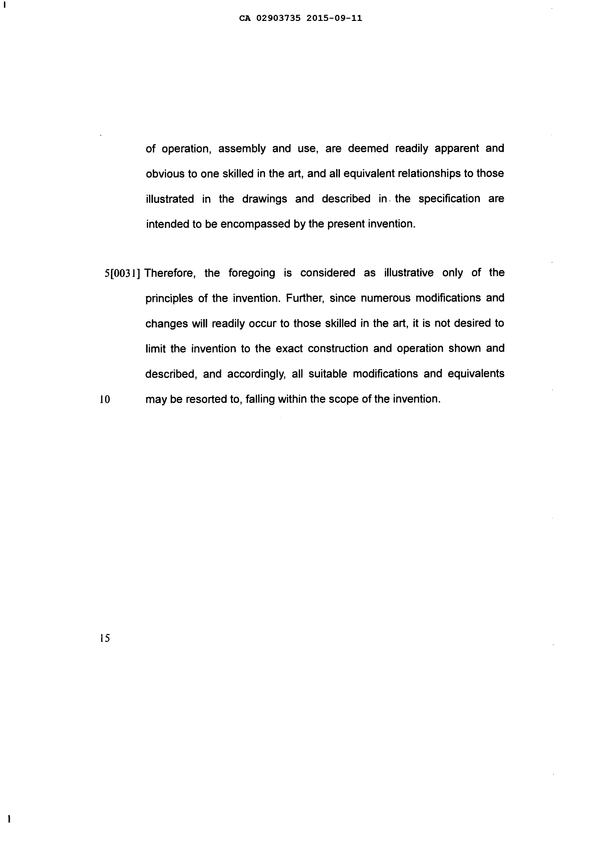 Document de brevet canadien 2903735. Description 20141211. Image 7 de 7