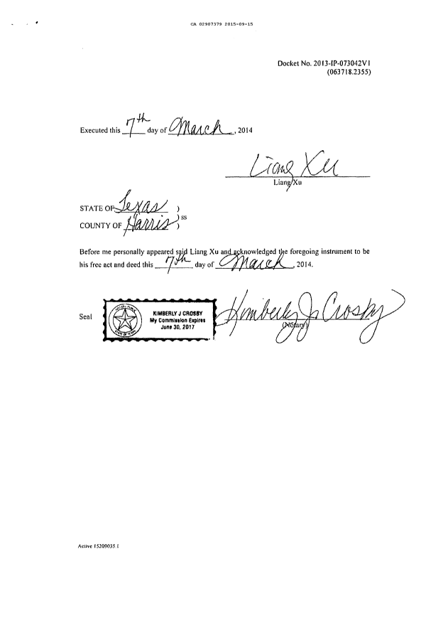Canadian Patent Document 2907379. National Entry Request 20150915. Image 12 of 12