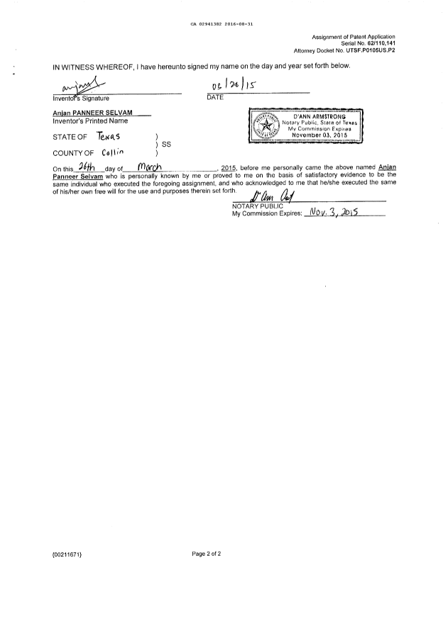 Document de brevet canadien 2941382. Demande d'entrée en phase nationale 20151231. Image 9 de 9