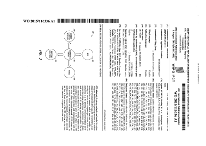 Document de brevet canadien 2945676. Traité de coopération en matière de brevets (PCT) 20151227. Image 1 de 4