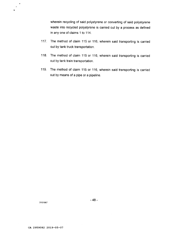 Document de brevet canadien 2959082. Revendications 20181207. Image 17 de 17