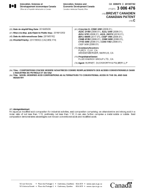 Document de brevet canadien 3006476. Page couverture 20190604. Image 1 de 1