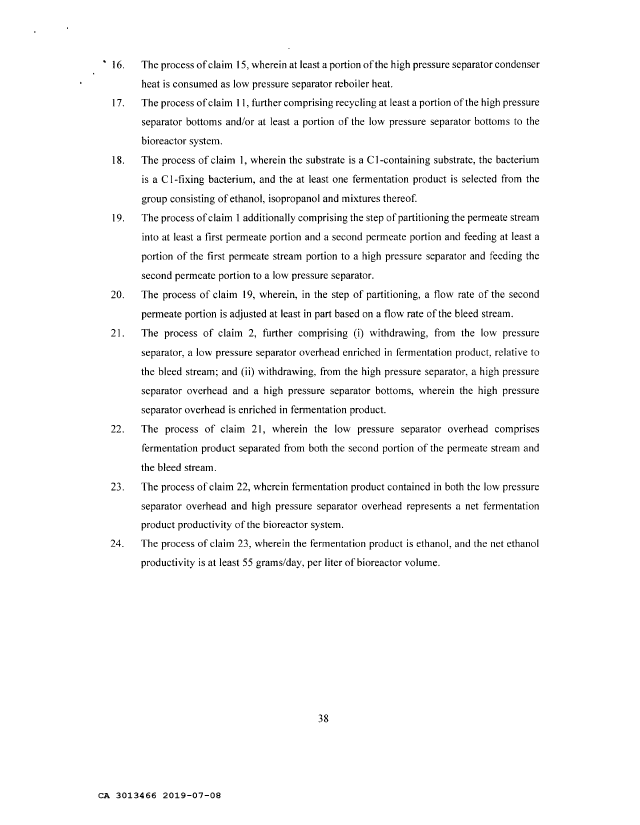 Document de brevet canadien 3013466. Revendications 20181208. Image 3 de 3