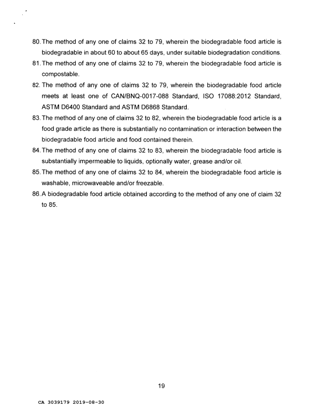 Document de brevet canadien 3039179. Modification 20181230. Image 11 de 11