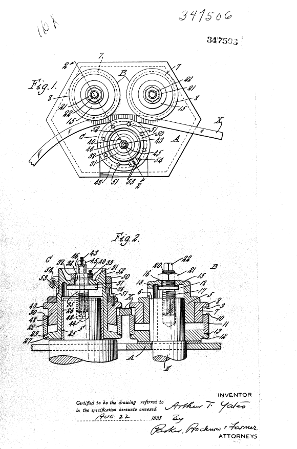 Canadian Patent Document 347506. Drawings 19950930. Image 1 of 1