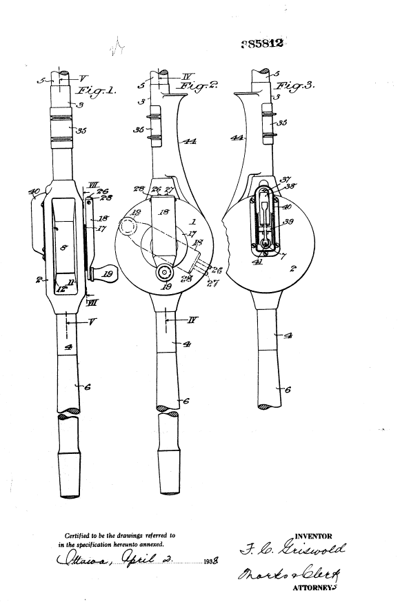 Canadian Patent Document 385812. Drawings 19950908. Image 1 of 2