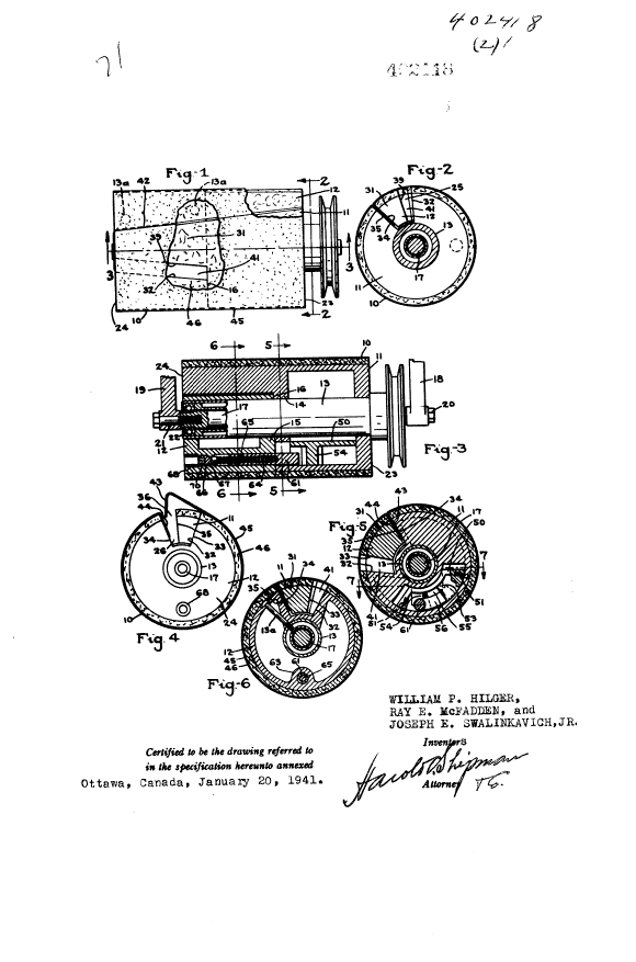 Canadian Patent Document 402418. Drawings 19950826. Image 1 of 2