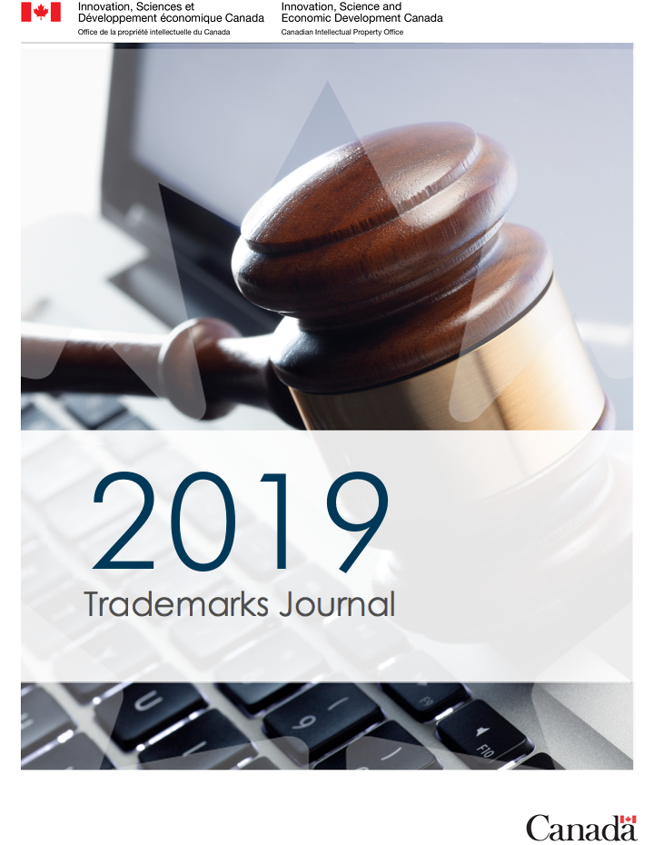 Trade-marks Journal Vol. 66 No. 3361