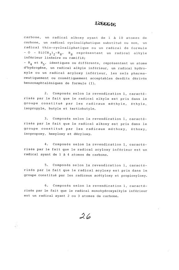 Document de brevet canadien 1266646. Revendications 19921213. Image 2 de 9