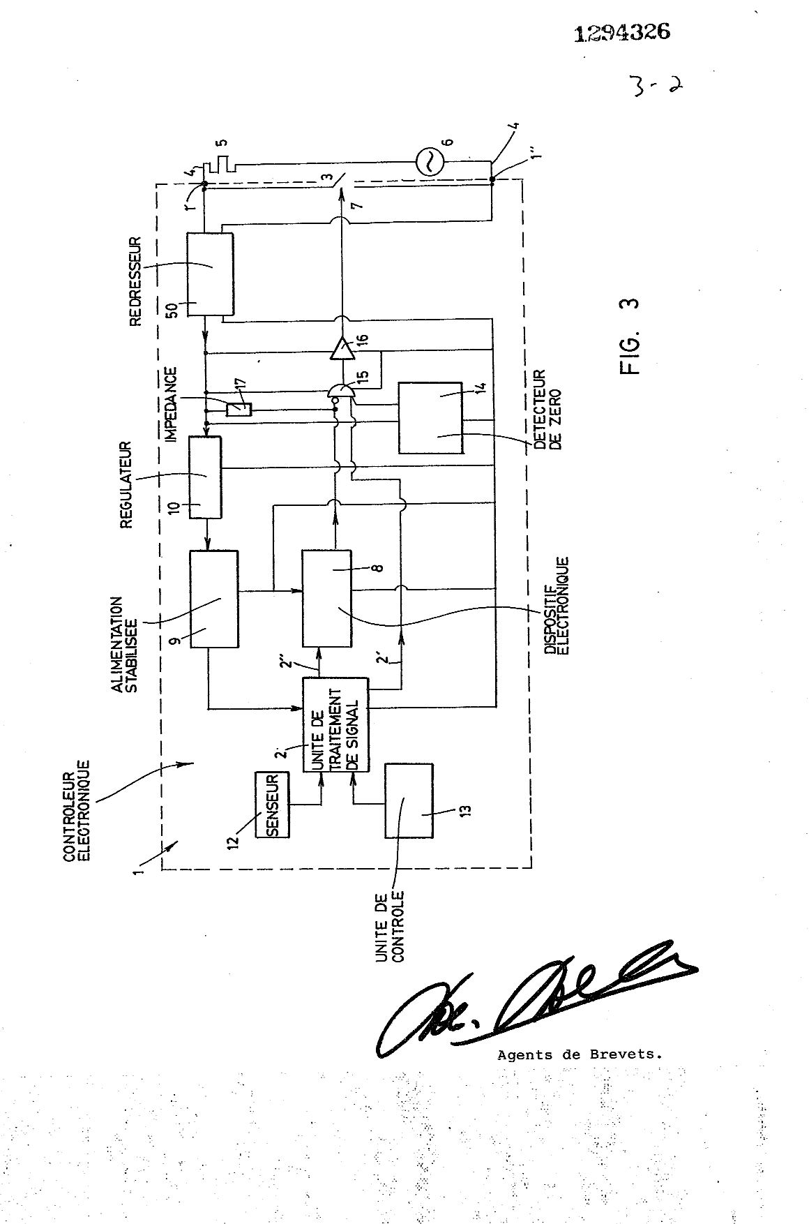 Document de brevet canadien 1294326. Dessins 19940108. Image 2 de 3