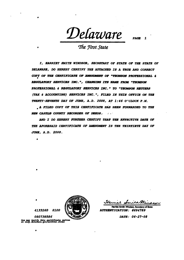Document de brevet canadien 2504635. Cession 20081204. Image 2 de 3