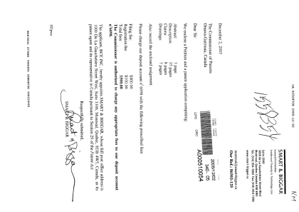 Canadian Patent Document 2528728. Assignment 20051202. Image 1 of 9