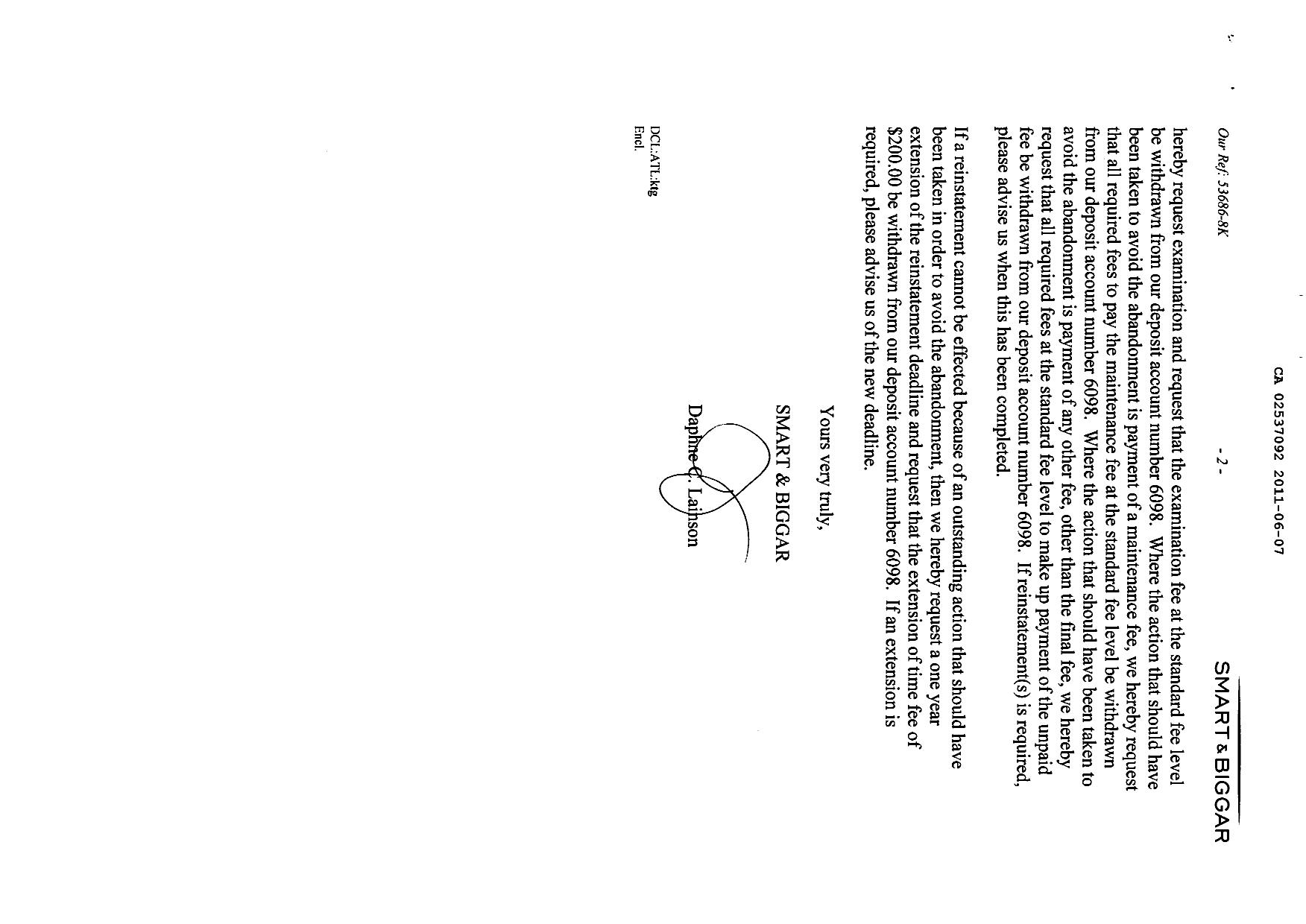 Canadian Patent Document 2537092. Prosecution-Amendment 20101207. Image 2 of 2