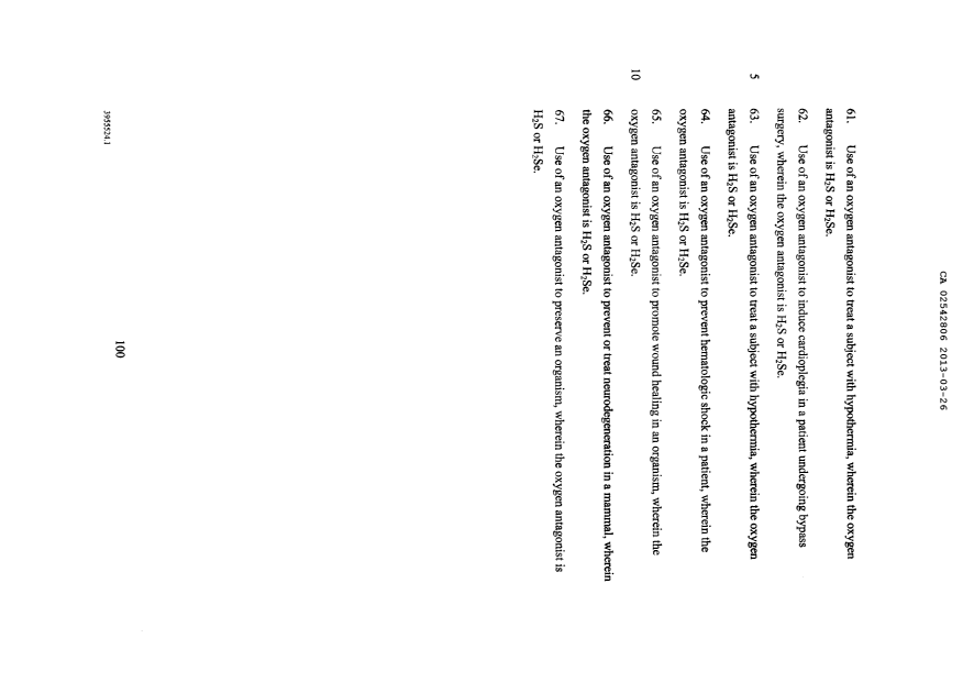 Document de brevet canadien 2542806. Revendications 20121226. Image 5 de 5