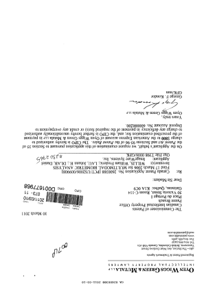 Canadian Patent Document 2600388. Prosecution-Amendment 20101210. Image 1 of 1
