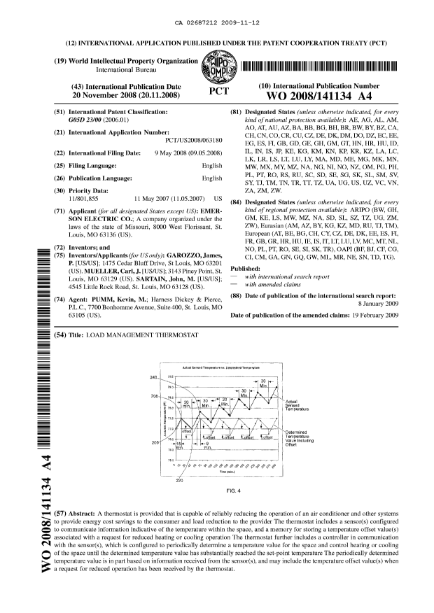 Document de brevet canadien 2687212. Abrégé 20091112. Image 1 de 1