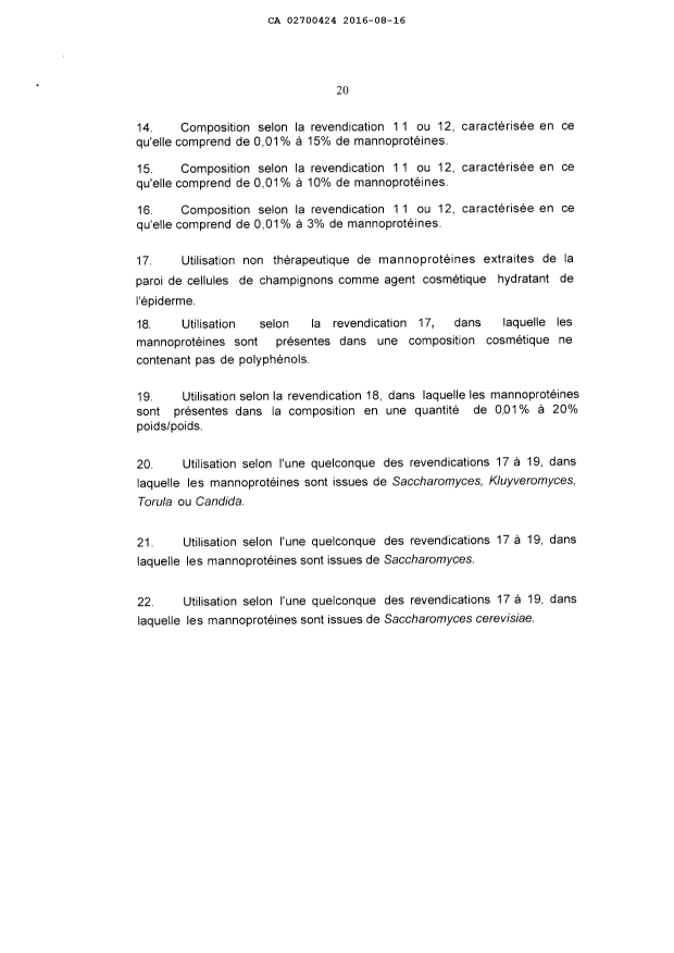 Document de brevet canadien 2700424. Poursuite-Amendment 20151216. Image 5 de 5