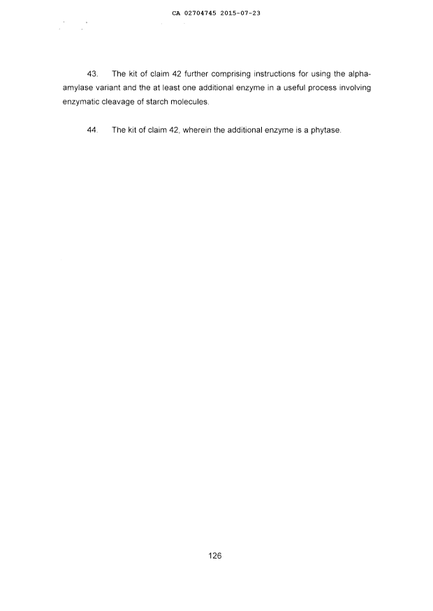 Document de brevet canadien 2704745. Revendications 20141223. Image 8 de 8