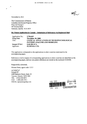 Document de brevet canadien 2706643. Poursuite-Amendment 20121206. Image 1 de 1
