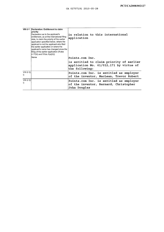 Document de brevet canadien 2707191. PCT 20100528. Image 4 de 4