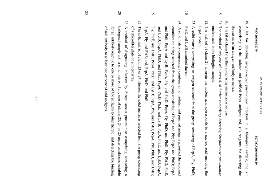 Document de brevet canadien 2708209. Revendications 20091204. Image 3 de 3