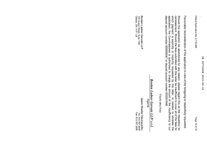 Document de brevet canadien 2710208. Poursuite-Amendment 20141212. Image 9 de 9
