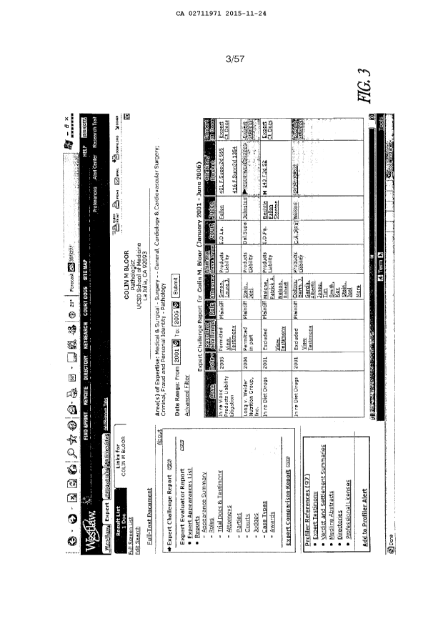 Document de brevet canadien 2711971. Dessins 20151124. Image 3 de 57