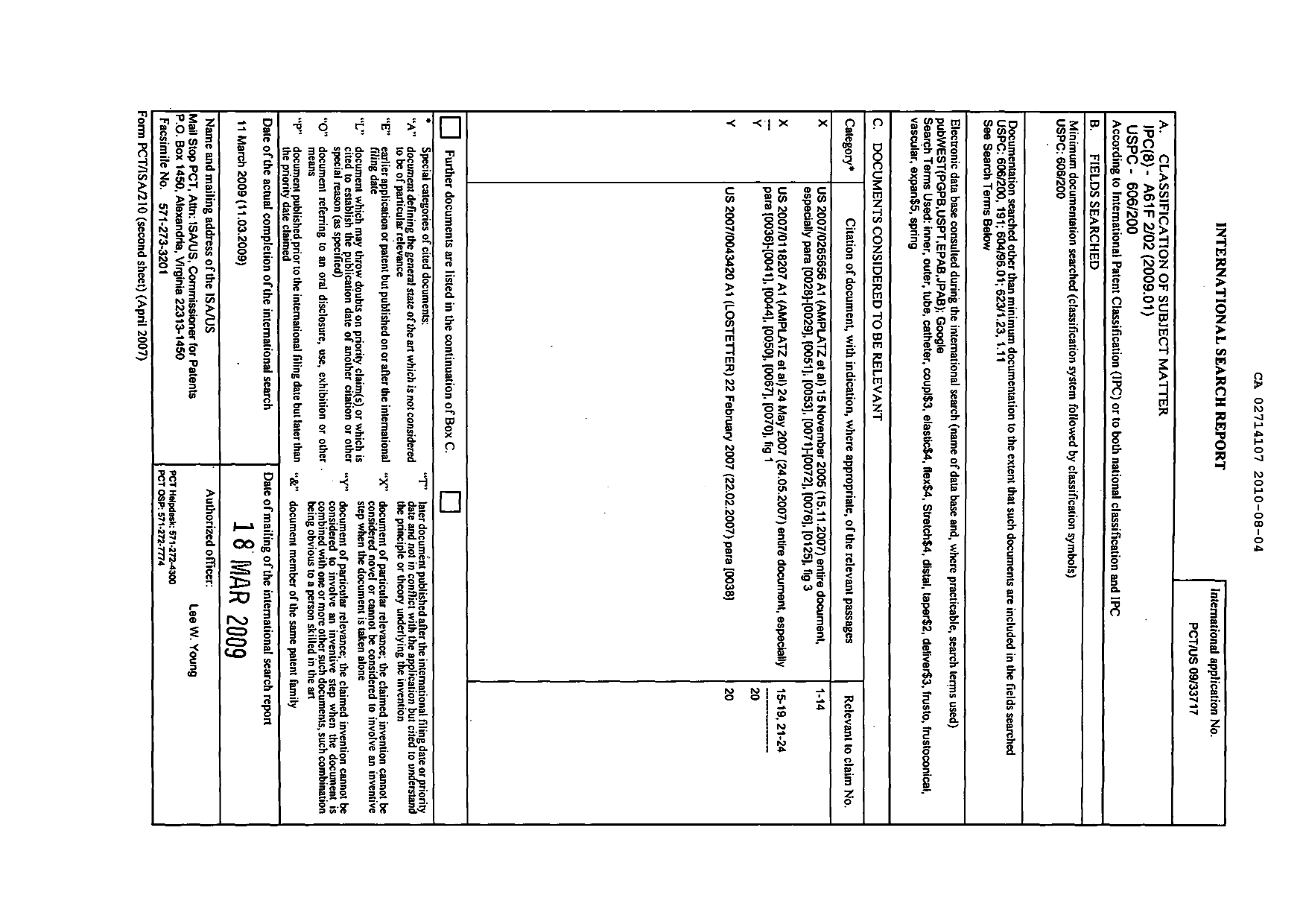 Document de brevet canadien 2714107. PCT 20091204. Image 2 de 10