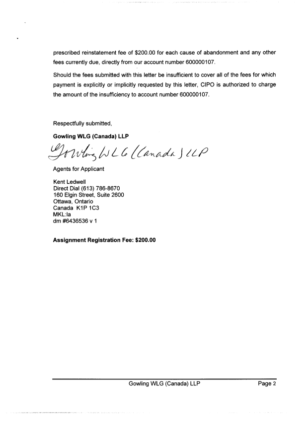 Canadian Patent Document 2716646. Correspondence 20151223. Image 2 of 4
