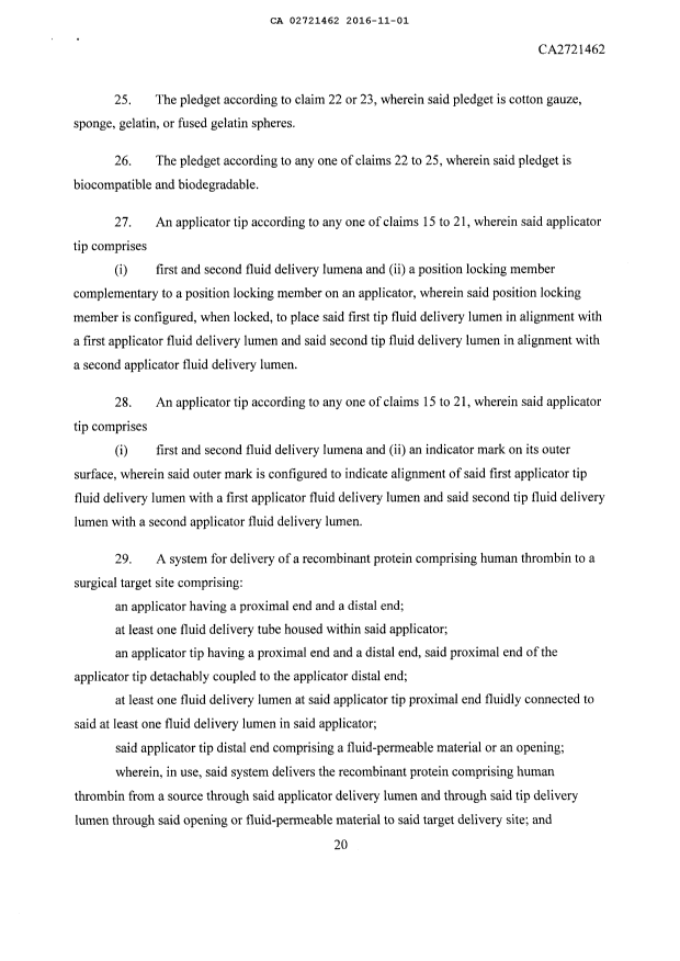 Document de brevet canadien 2721462. Poursuite-Amendment 20151201. Image 6 de 7
