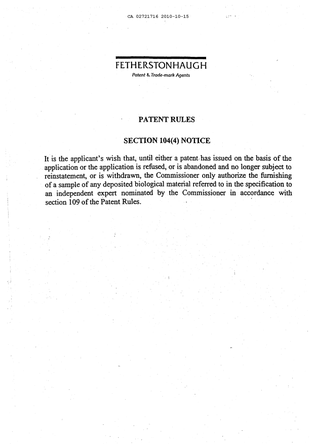 Canadian Patent Document 2721716. Prosecution-Amendment 20091215. Image 44 of 44