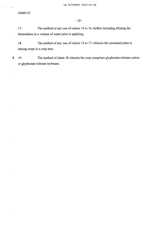 Document de brevet canadien 2754092. Revendications 20150204. Image 4 de 4