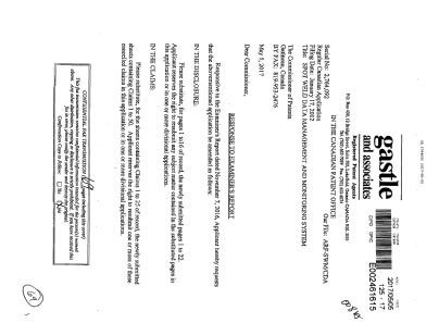 Canadian Patent Document 2764092. Amendment 20170505. Image 1 of 69