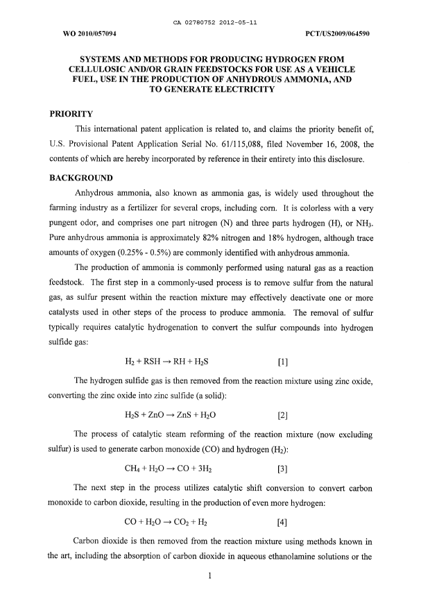 Canadian Patent Document 2780752. Description 20120511. Image 1 of 17