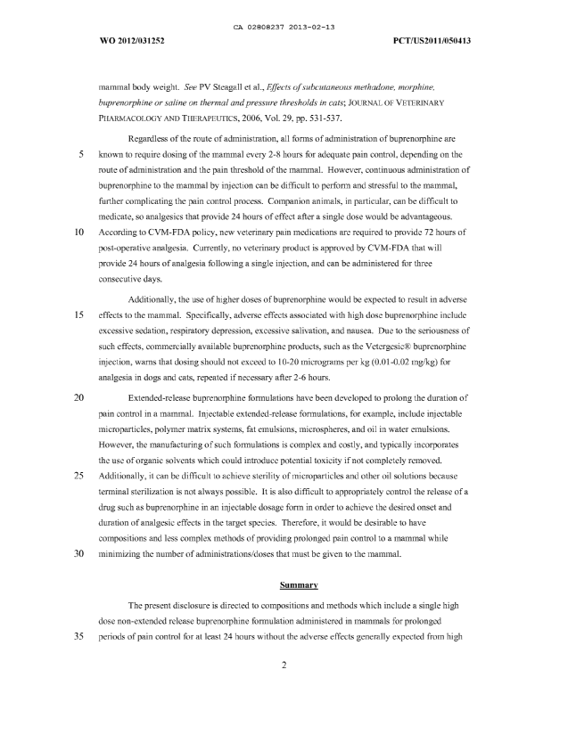 Document de brevet canadien 2808237. Description 20180326. Image 2 de 23