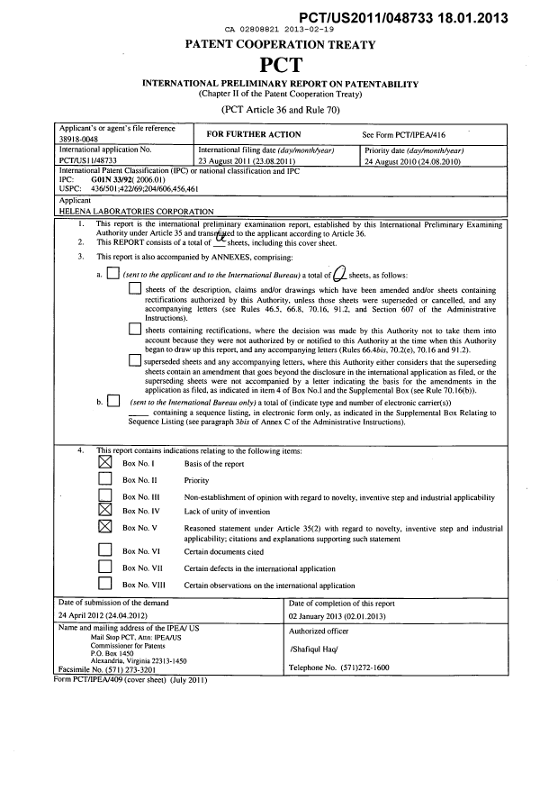 Document de brevet canadien 2808821. PCT 20130219. Image 2 de 10