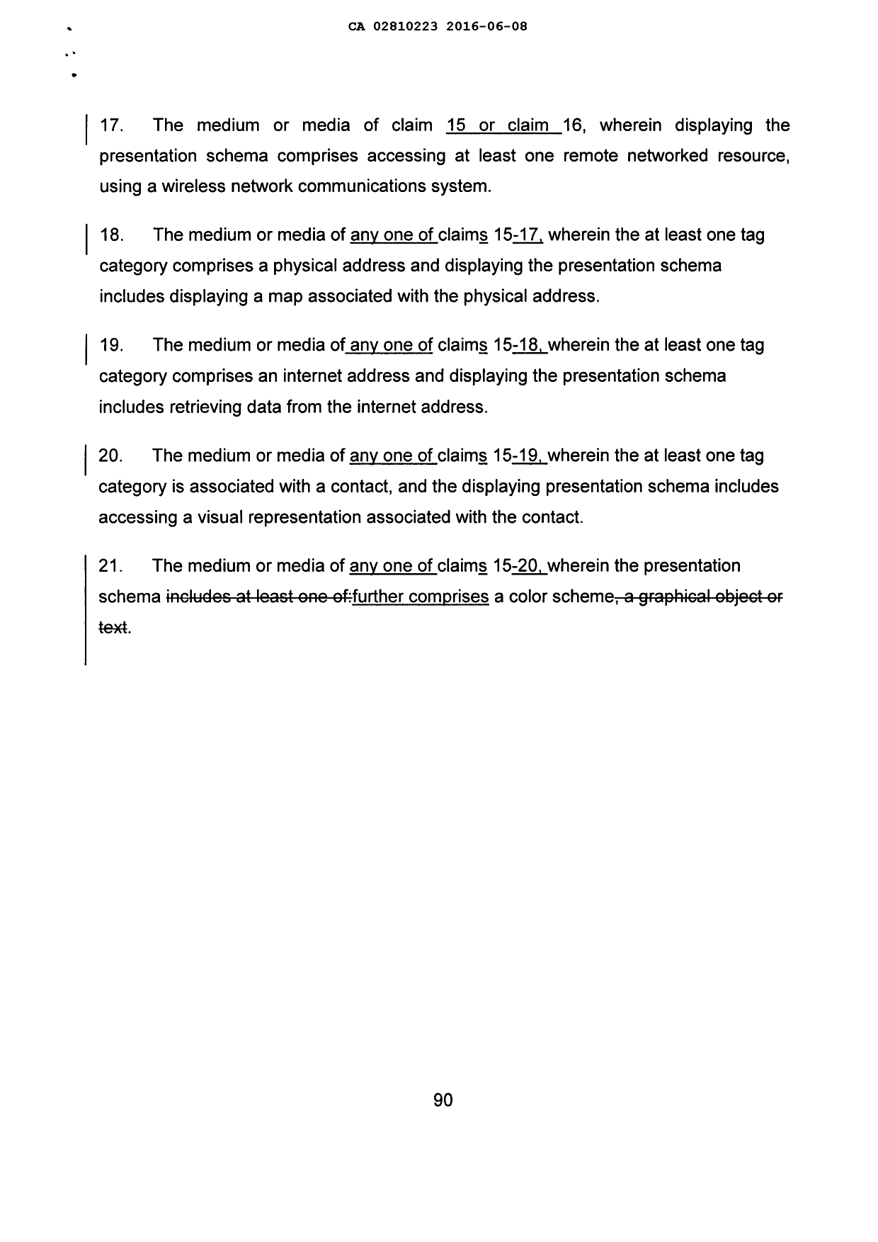 Document de brevet canadien 2810223. Poursuite-Amendment 20151208. Image 13 de 13