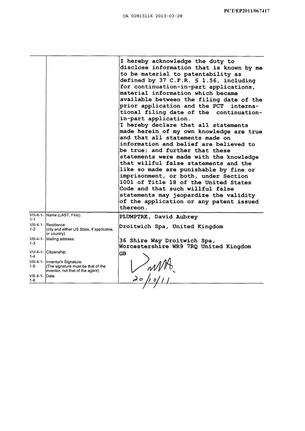 Document de brevet canadien 2813116. PCT 20130328. Image 13 de 13