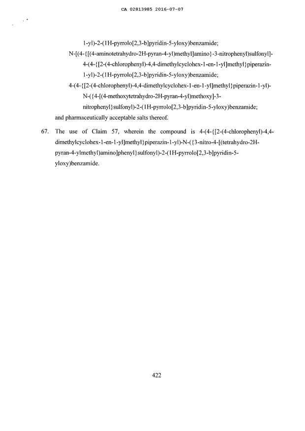 Document de brevet canadien 2813985. Modification 20160707. Image 18 de 18