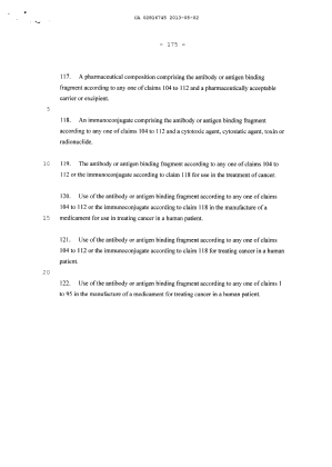 Document de brevet canadien 2816745. Revendications 20121203. Image 37 de 37