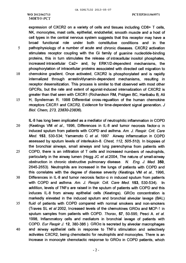 Document de brevet canadien 2817132. Description 20130508. Image 2 de 183