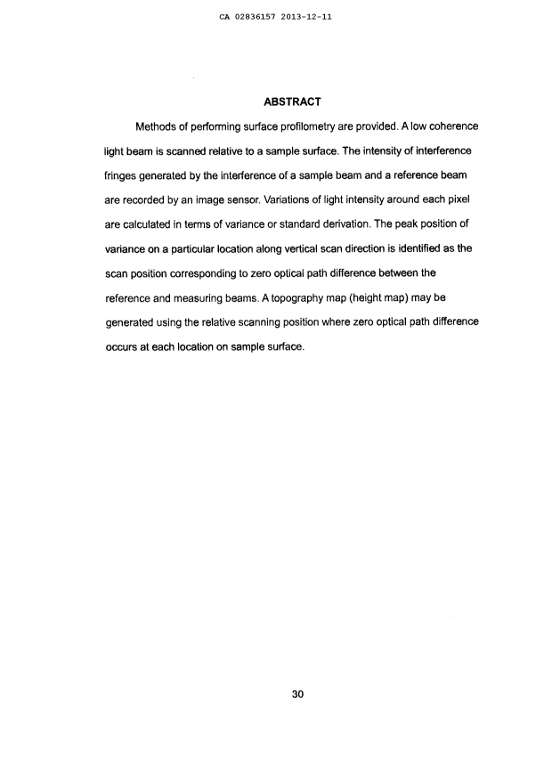 Document de brevet canadien 2836157. Abrégé 20131211. Image 1 de 1