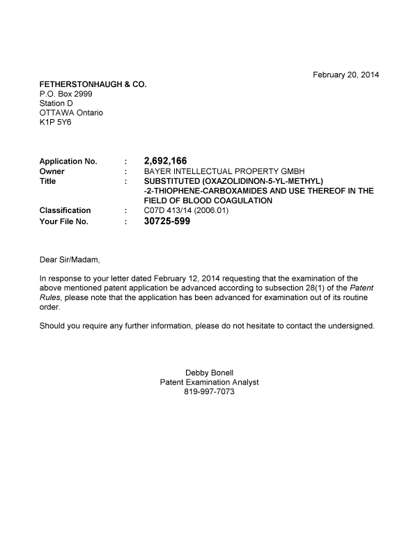 Canadian Patent Document 2838084. Prosecution-Amendment 20140220. Image 1 of 1