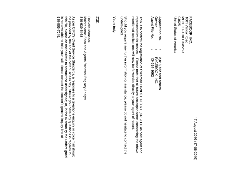 Canadian Patent Document 2890891. Correspondence 20151217. Image 1 of 15