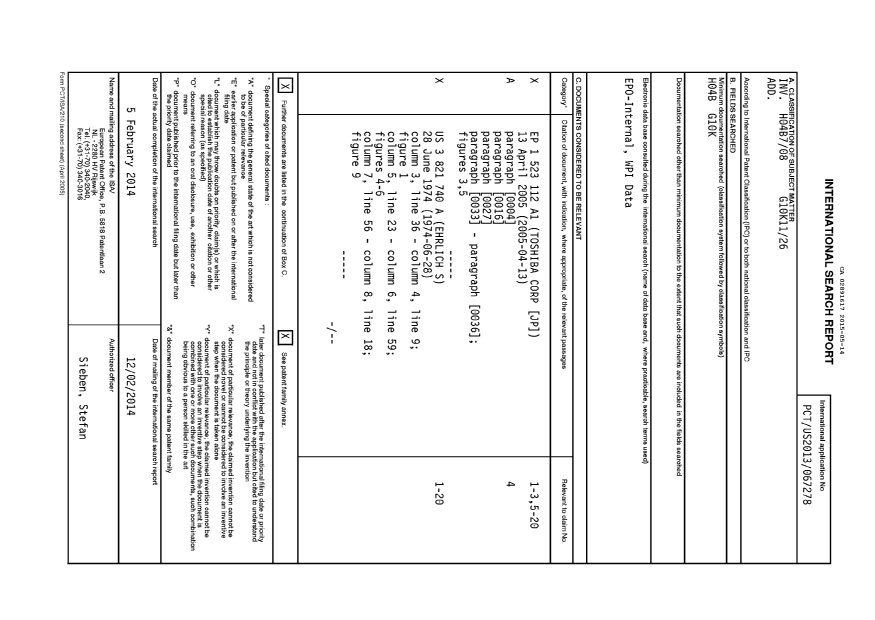 Document de brevet canadien 2891617. PCT 20150514. Image 1 de 5