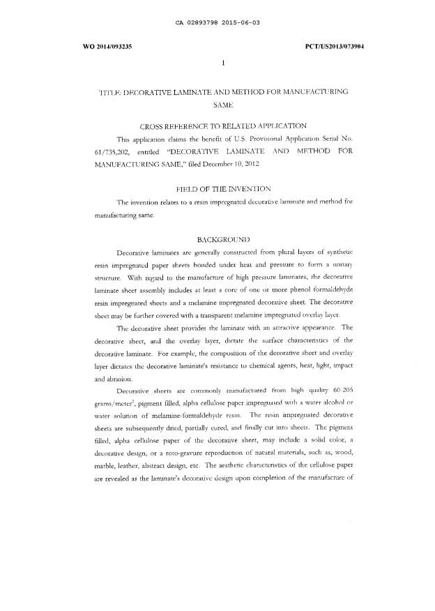 Canadian Patent Document 2893798. Description 20150603. Image 1 of 11