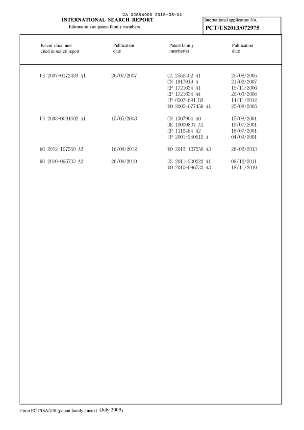 Document de brevet canadien 2894000. PCT 20141204. Image 2 de 2