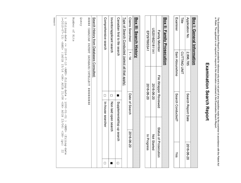 Document de brevet canadien 2896785. R30(2) Requête de l'examinateur 20151221. Image 4 de 4